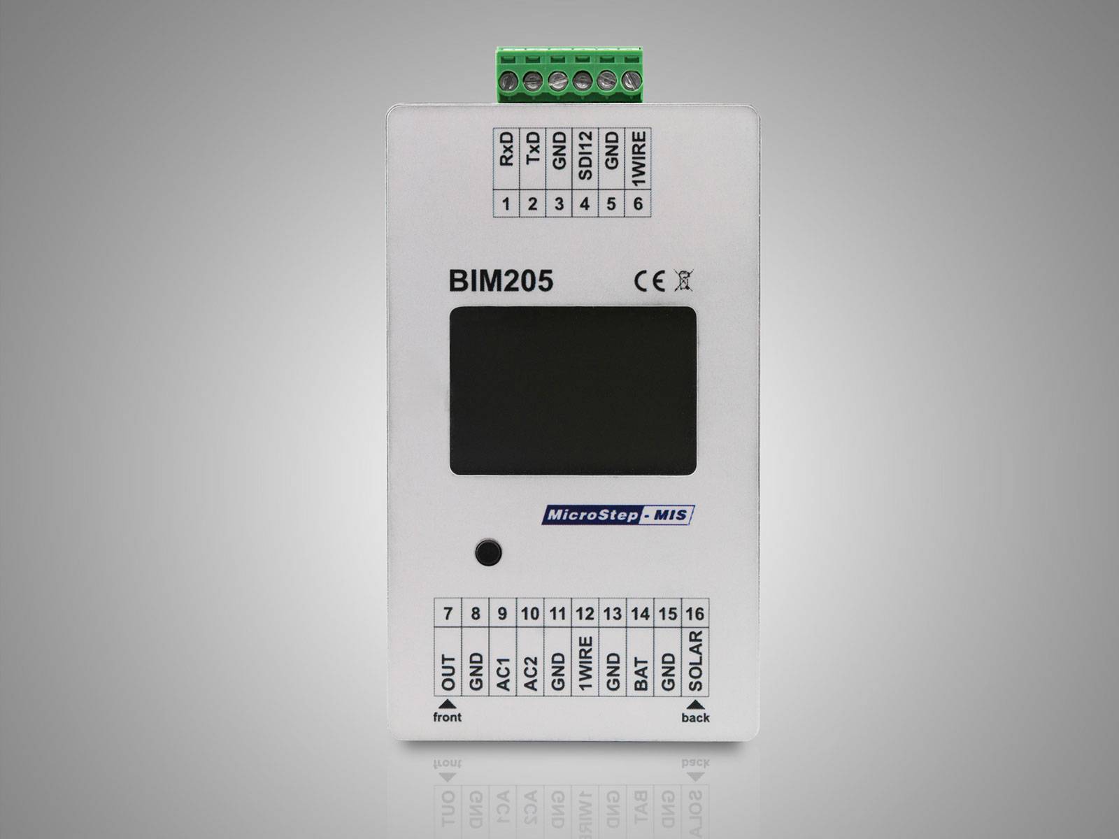 Front view of BIM205 intelligent charger