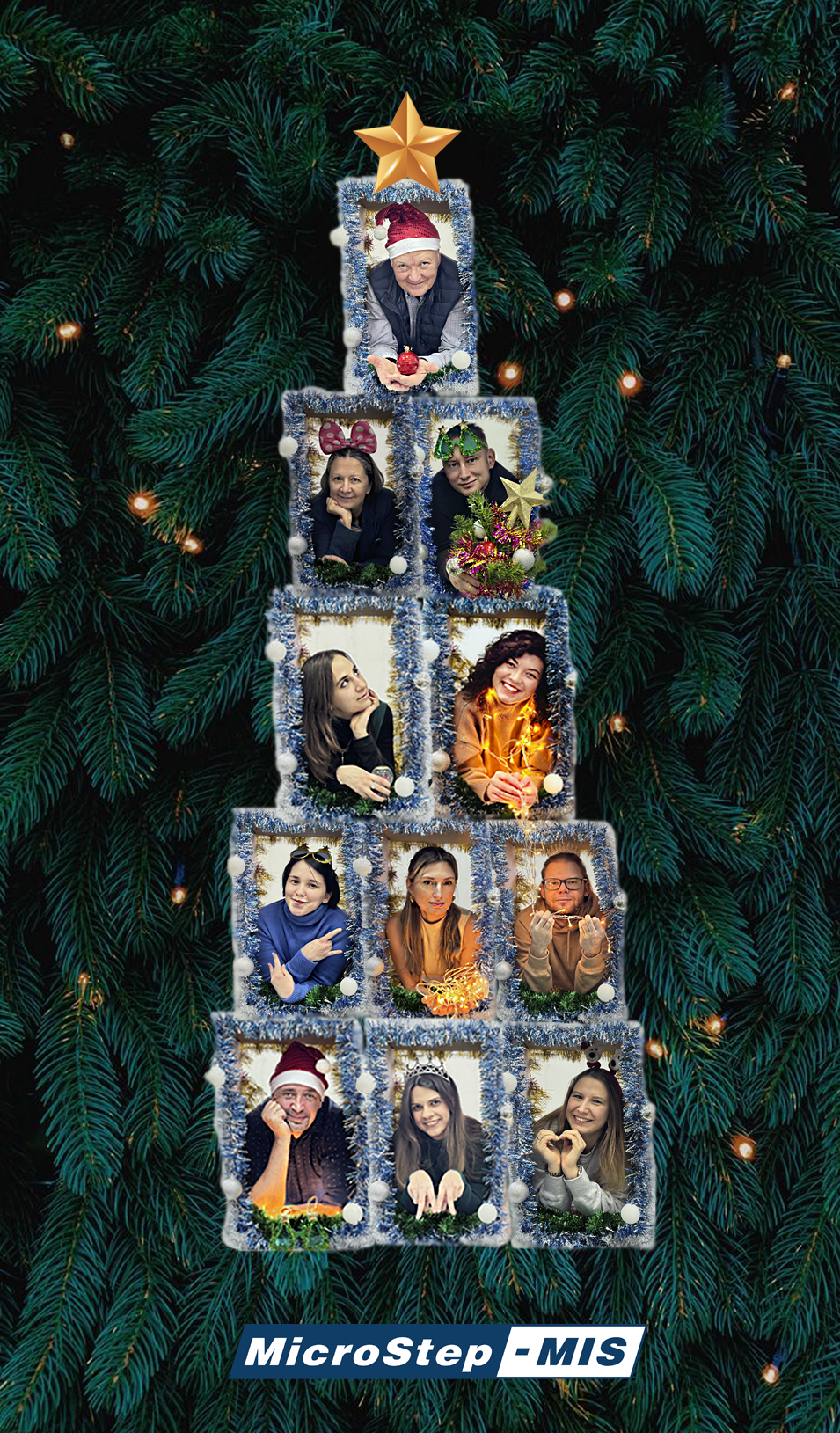 коллективная поздравительная открытка